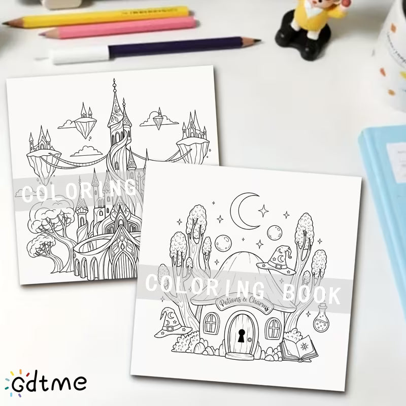 Magical world coloring book värityskirja