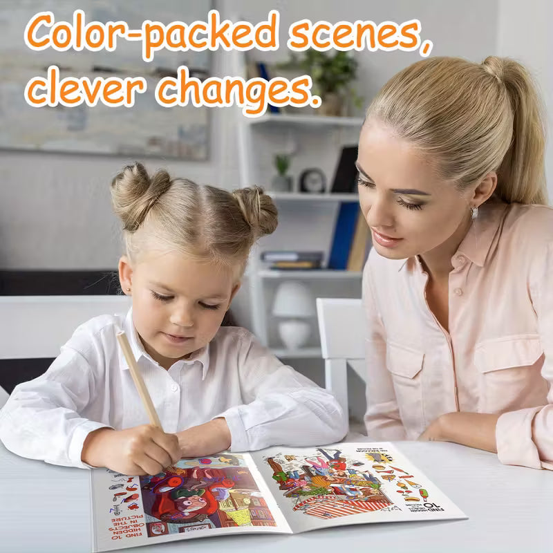 Look and find coloring book