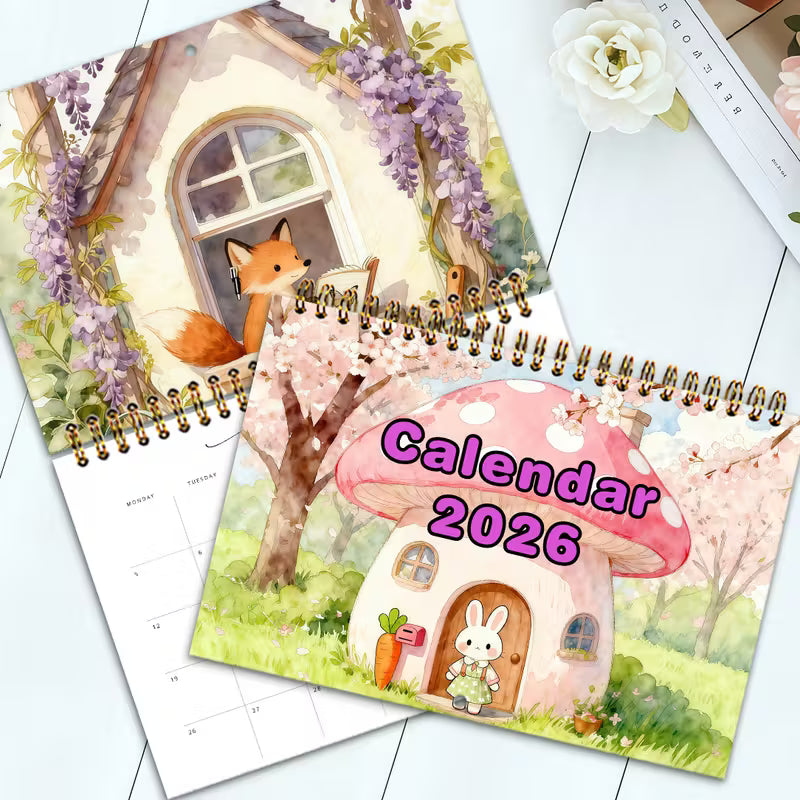 Söpöjen lemmikkien satukalenteri vuodelle 2026