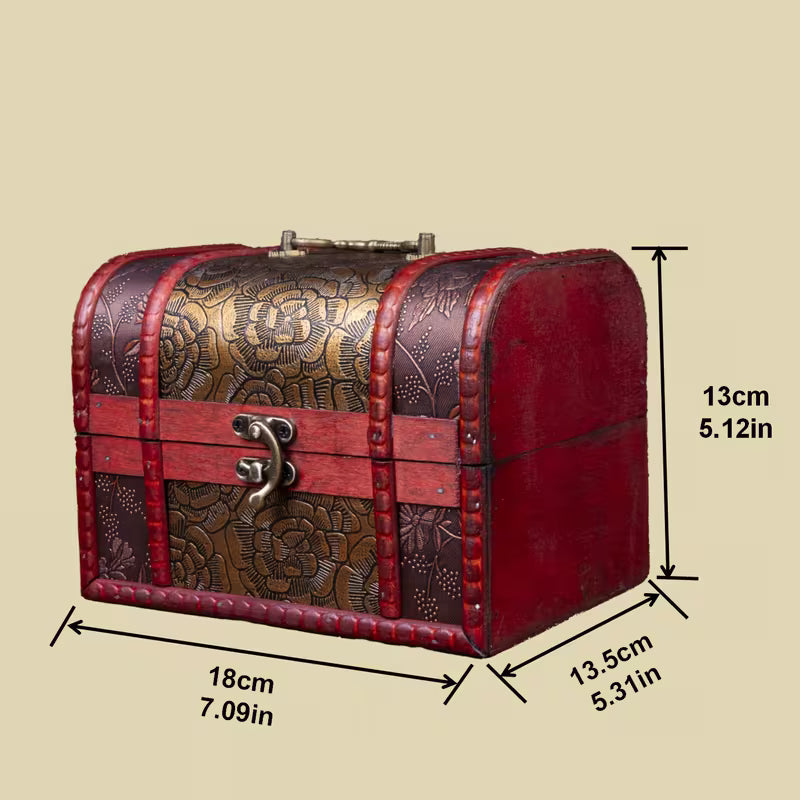 3kpl käsintehty vintage-tyylinen puinen rasiasarja