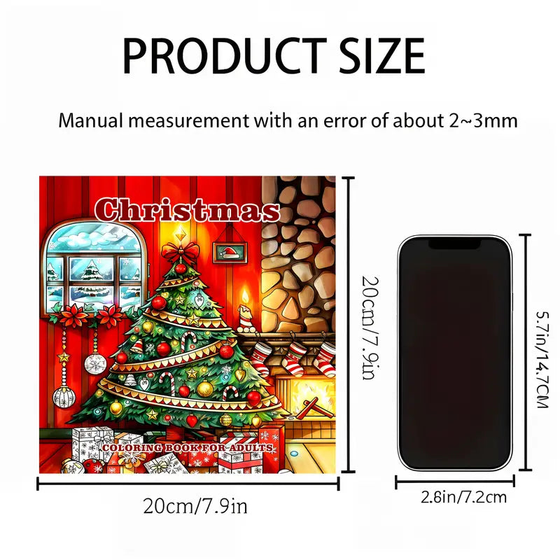 Christmas coloring book värityskirja