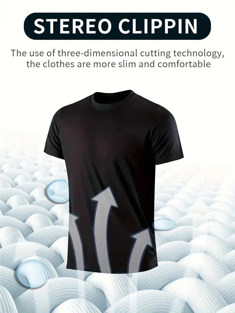 1 kpl kevyitä, nopeasti kuivuvia pyöreäkauluksisia t-paitoja