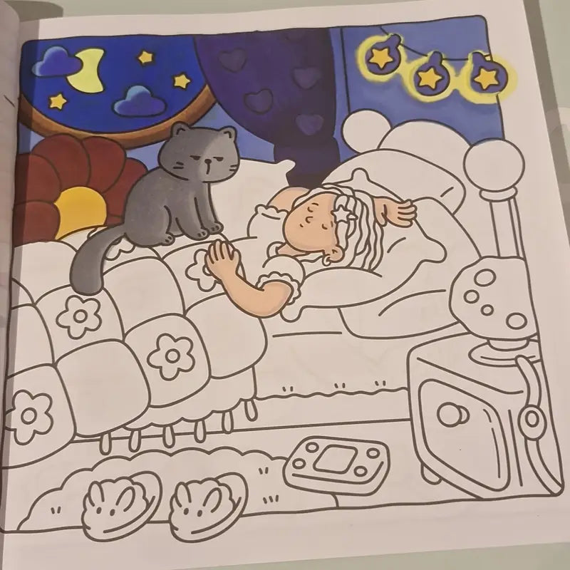 Cat life coloring book värityskirja