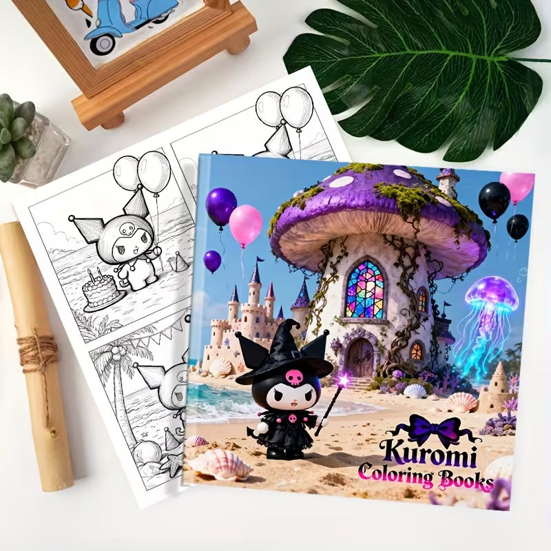 Kuromi coloring book värityskirja