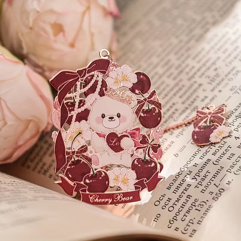 Kirsikankukkakarhu-kirjanmerkki