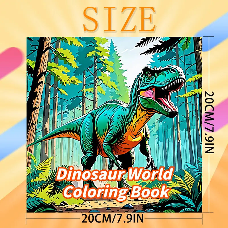 Dinosaur World coloring book värityskirja