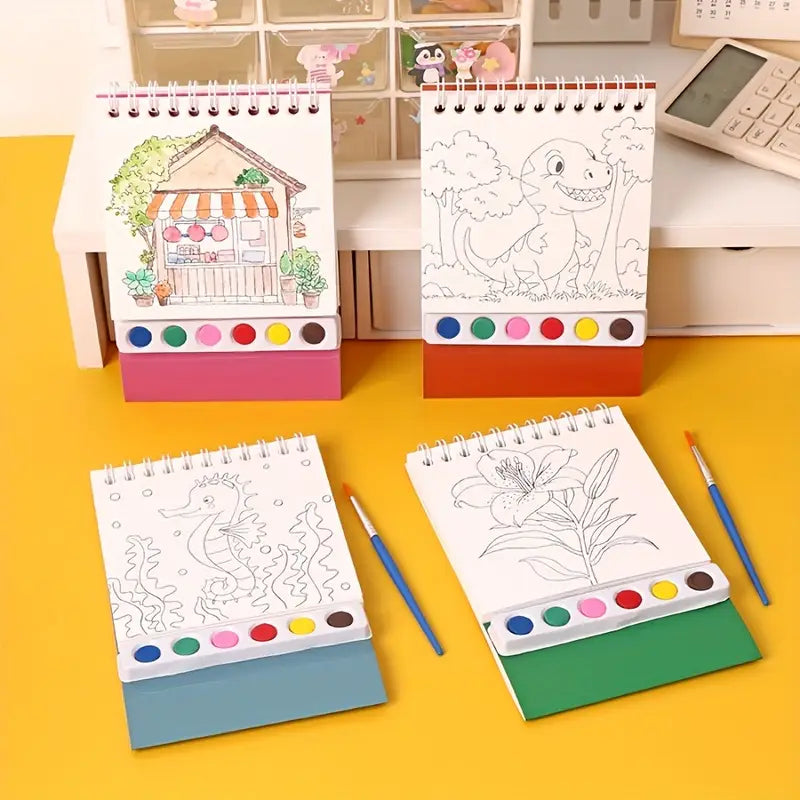Water colors coloring book värityskirja