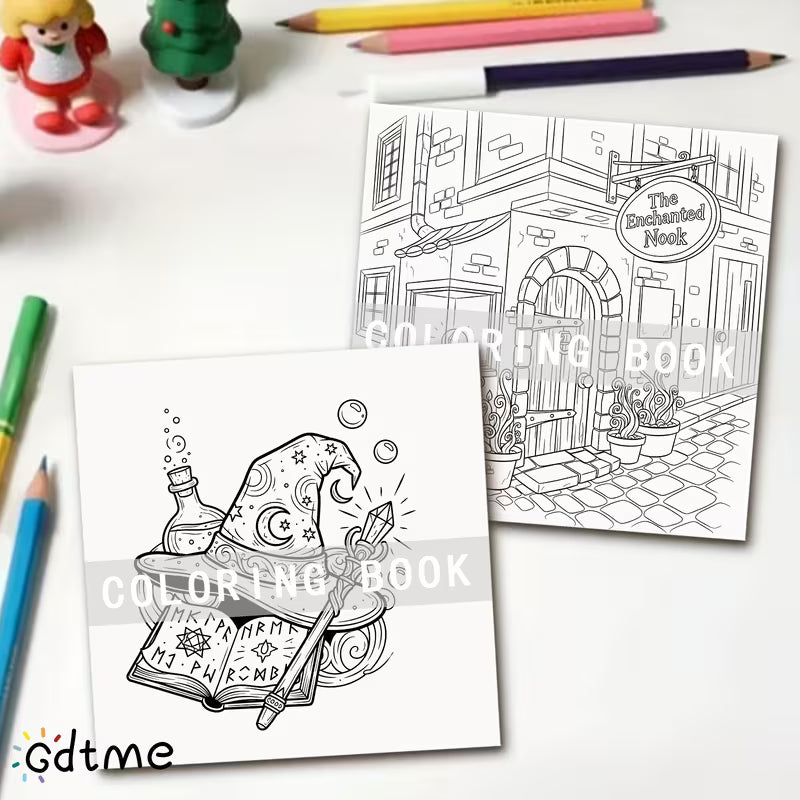 Magical world coloring book värityskirja