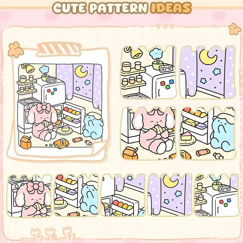 Sweet days coloring book värityskirja 40 pages