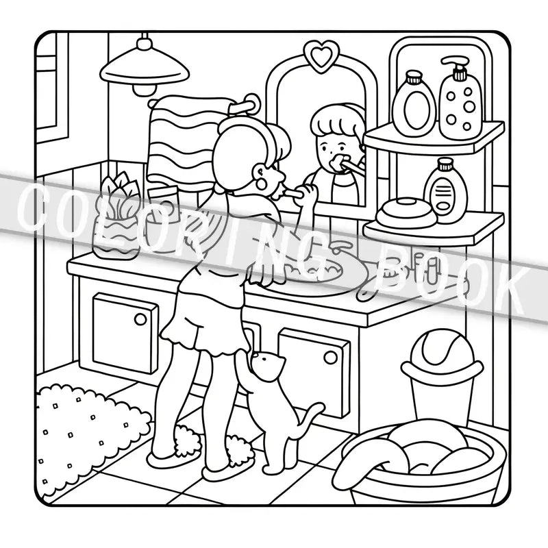 Very girly coloring book värityskirja