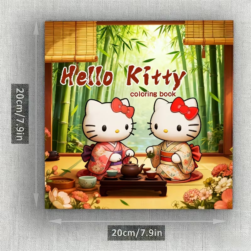 Hello Kitty coloring book värityskirja