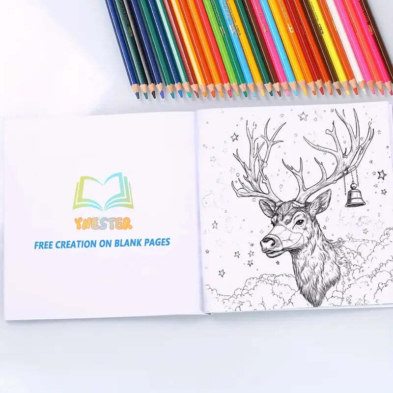 Merry Christmas coloring book värityskirja