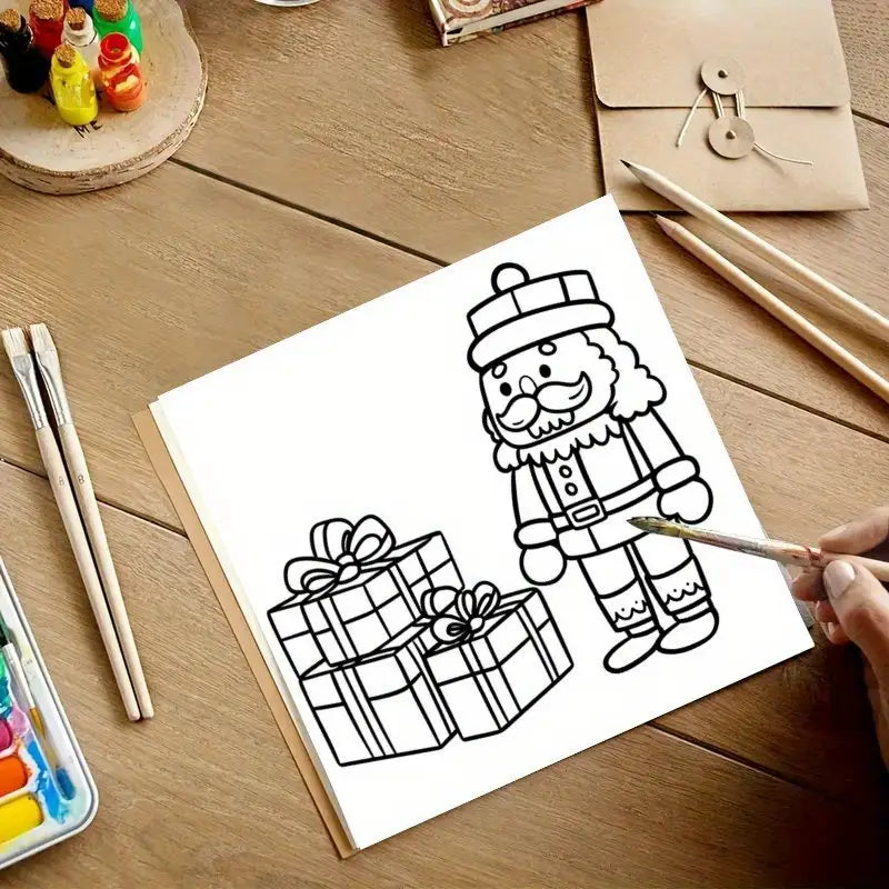 Cozy Girl Christmas coloring book Värityskirja