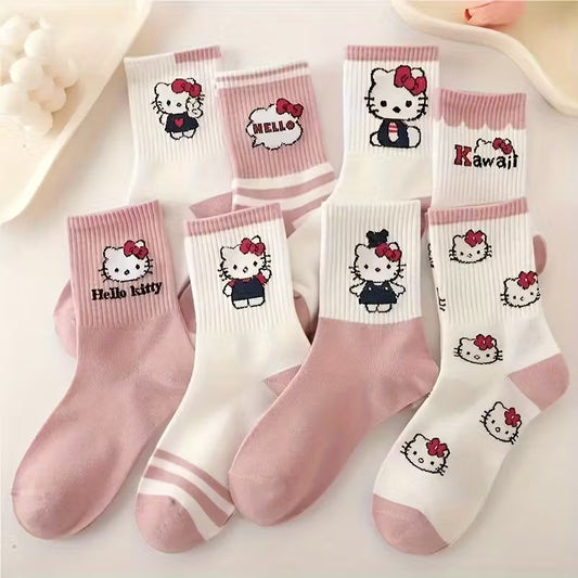 Hello Kitty -sukat (1 pari) – One Size | Klassista söpöyttä asuusi